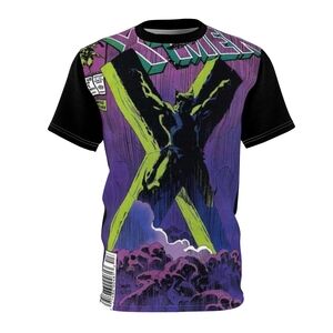 Graphic Black and Purple Men's Shirt